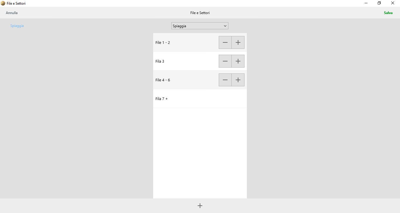 Configurazione File e Settori